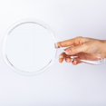thumbnail image 3 of Jinsinto Portable Mirror Double-Sided Handheld Mirror Magnifying Mirror with Mirror Handle (Transparent), 3 of 5