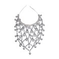 thumbnail image 1 of Tachiuwa Mesh Rhinestone Headband Mesh Headpiece Cap for Birthdays Nightclub Weddings, 1 of 9