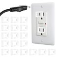 thumbnail image 1 of 20 Pcs 2 Prong Loose Outlet Plug Fix, Plastic Socket Outlet Tightener Insert Snug Plugs for Loose Outlets Ensure Secure Connection for Power Plug Compatible with Most Losing Outlets and Socket, 1 of 7