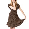 thumbnail image 1 of Robe d'Extérieur à Pois pour Femmes Enceintes et Allaitantes, Robe de Maternité pour Bébé, 1 of 8