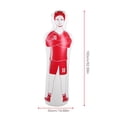 thumbnail image 4 of LYUMO Football Dummy,Punching Bag,Inflatable Football Training Dummy Soccer 0.35m PVC Boxing Punching Bag 40x160cm, 4 of 10