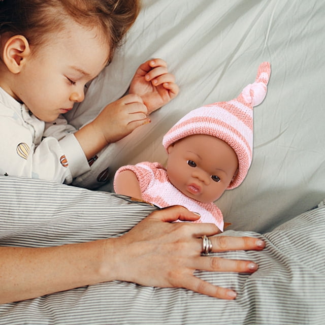 Jusqu'à 70 % de Rabais Iumwxz Poupée Réaliste Mignonne pour Dormir Jouets pour Enfants Poupée en Émail Mini de 7 Pouces à Yeux Fermés Jouets pour Tout-Petites Filles pour Filles de 3+ Ans Cadeaux Jeu d'Imitation Souvenirs de Fête