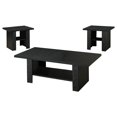 thumbnail image 1 of Coaster Company Ensemble de 3 Tables Basses en Bois avec Tablette, Chêne Noir Rodez, 1 of 6