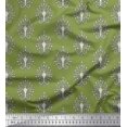 thumbnail image 1 of Soimoi Rayon Fabric Leaves,Floral & Paisley Block Printed Fabric 1 Yard 56 Inch Wide, 1 of 3