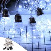 Birdeem Led Lights for Bedroom,Solar Lights Outdoor,Solar String Lights Outdoor Light Strings with 10 Led Filament Bulbs Patio Lights for Home Garden Tents Porch Backyard Patio Party Wedding