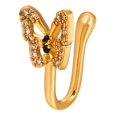 thumbnail image 1 of Fake Nose Ring Butterfly: Fashion Rhinestone Non Piercing Nose Cuff Nose Jewelry, 1 of 7