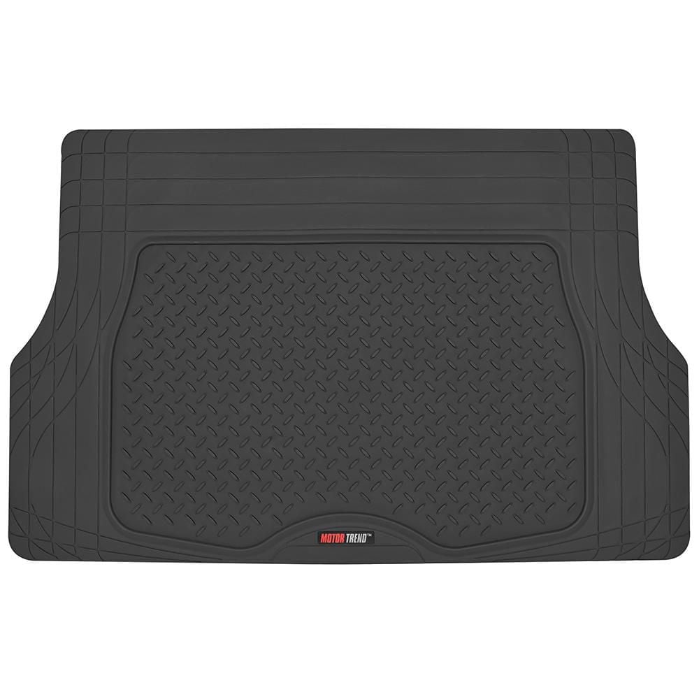 Motor Trend MT-884-BK Heavy Duty Premium Rubber Cargo Mat, Black