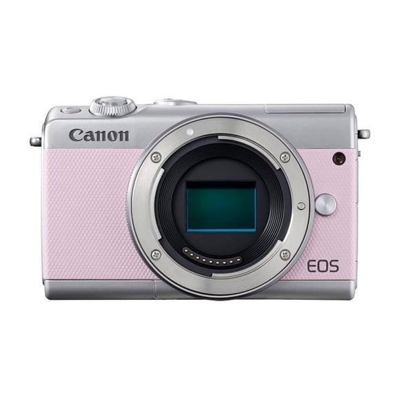 Canon EOS M100 Appareil Photo Sans Miroir avec Wi-Fi, Bluetooth et NFC Activés (Rose)