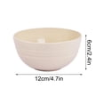 thumbnail image 3 of Plastic Bowls- Microwave- Dishwasher Safe Cereal Bowl Large 12x6cm X 1pcs, 3 of 5