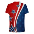 thumbnail image 5 of RKSTN Shirts Mens Manches Courtes Mode Manches Courtes Col Rond Imprimé T-Shirt Tops Blouse Hawaiian Shirts for Men, 5 of 5