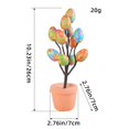 thumbnail image 4 of Birdeem Pot d'Œufs de Pâques Pot de Fleurs pour Cour Extérieure Décoration de Pâques, 4 of 10