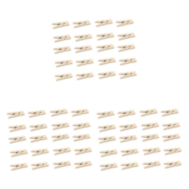 mmirethe Durable Wooden Clothespins - Convenient To And Multipurpose Clips For Photo And Decoration Wooden Clips Fashion 60mm锛?0锛?3PCS