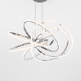 thumbnail image 4 of Artika Maelstrom Modern Pendant Light Fixture, Chrome, 4 of 7