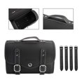thumbnail image 4 of Color Matching Side Saddlebag Tail Bag Luggage Pouch Storage Black For Motorbike, 4 of 12