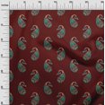 thumbnail image 2 of oneOone Tissu Polyester Lycra Imprimé Cachemire pour Couture, Largeur 56 Pouces, 2 of 4