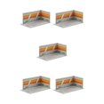 thumbnail image 2 of Baohd 1 32 Parking Lot Model Car Diecast Garage for Diorama Collection Background Impressive and Lifelike Type 32088 5Set, 2 of 6