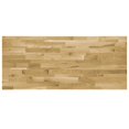 thumbnail image 2 of vidaXL Table Top Solid Oak Wood Rectangular 44 mm 140x60 cm, 2 of 4