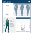 thumbnail image 5 of Adar Universal Women's Scrub Set - Warm-Up Scrub Jacket and Elastic Pull-On Pants, 5 of 5