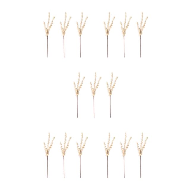 Baohd 3x Realistic Appearance Artificial Plants Nature S Charm To Space Easy To Clean champagne 5Set
