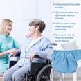 thumbnail image 3 of OULII Couvre-Couches pour Adultes, Lot de 2, Réutilisables et Lavables, Pantalons d'Incontinence, Bleu Ciel, Imperméables et Respirants, 3 of 7