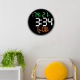 thumbnail image 2 of Wall Clock USB Powered Clock home Decoration Wall Digital Clock for Living Room Mixed Light, 2 of 8