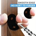 thumbnail image 4 of 40pcs Stainless Stee L Bracket Corner Braces Joint Right Angle Bracket Fastener L-shaped Joints Support Bracket, 4 of 8