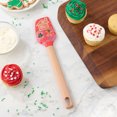 thumbnail image 3 of Holiday Time Silicone & Beechwood Spatula, Gingerbread, 3 of 10