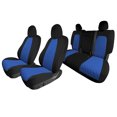 thumbnail image 1 of For 2020-2024 Tesla Model Y FH Group Waterproof Neoprene Custom Fit Made Car Seat Covers - Full Set Blue, 1 of 11