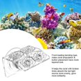 thumbnail image 1 of 2 Pcs Support de Frag de Corail avec 4 Trous Base de Support de Frag de Corail en Acrylique pour Aquarium Support de Frag de Corail avec Ventouse, 1 of 8