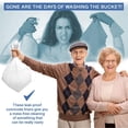 thumbnail image 3 of Commode Liners - 100 Strong Portable Toilet Bags - Easy To Use Bedside Commode Liners Disposable - Toilet Liners That Support Dignity of Seniors & Disabled - No More Buckets to Wash - NO Absorbent Pad, 3 of 4