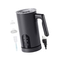 thumbnail image 1 of Elodie Electric Milk Frother Automatic Coffee Steamer Frother Drink Mixer for Matcha Hot Chocolate Latte Multifunction Space Saving black, 1 of 8