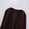 thumbnail image 4 of Girls Loose Pocket Knitted Cardigan Sweater Solid Color Casual Jacket, 4 of 7