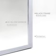 thumbnail image 4 of KOSSMAI Arch Wall Mirror with Metal Frame 24"X36" For Bathroom, Dining Room, Living Room, Entry Silver, 4 of 5
