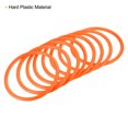 thumbnail image 4 of Unique Bargains 8.5cm Plastic Carnival Ringtoss Rings Hoop Party Favor Game, Orange 24 Pack, 4 of 5