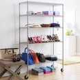 thumbnail image 5 of TRINITY 5-Tier Outdoor Wire Shelving Rack | 48" X 18" X 72" | Nsf | Includes Wheels | Gray, 5 of 5