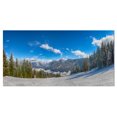 thumbnail image 2 of Austrian Alps Seen From Ski Slope - Landscape Canvas Art Print, 2 of 3