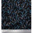 thumbnail image 1 of Soimoi Polyester Crepe Fabric Lavender Floral Print Fabric by Yard 52 Inch Wide, 1 of 3
