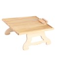 thumbnail image 1 of Table d'Accoudoir de Canapé, Plateau d'Accoudoir de Canapé, Plateau d'Accoudoir en Bambou pour Canapé, Plateau d'Accoudoir Pliable, Table d'Appoint à Clipser pour Manger, Collations, Télécommande, Boissons, Sans Installation [rectangle], 1 of 9