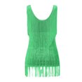 thumbnail image 5 of Ketyyh-chn99 Robes de Soirée pour Femmes Robe de Mariage Mode Couleur Unie Sans Manches Robes de Soirée Robes Noires de Mariage pour Femmes Vert,2TG, 5 of 5