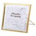 thumbnail image 4 of serony Creative Nordic Metal Glass Photo Frame Crafts Home Desktop Bedroom Decors S Golden, 4 of 8