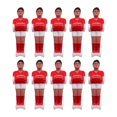 thumbnail image 1 of Lipstore Ensemble de 10 Pcs de Baby-Foot pour Hommes Ensemble de Soccer Table Mini Poupée Table Soccer Hommes Rouge Blanc, 1 of 8