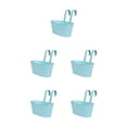 thumbnail image 2 of relayinert Outdoor Hanging Pots For Plants Practical And Beautiful Solution Detachable Light blue 5Set, 2 of 6