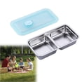 thumbnail image 2 of TIELUTT And Go Snack Containers Reusable Dishwasher Stainless Steel Reusable Snack Sealed Storage Container 1 Cup Glass Containers with Lids Meal Prep Containers with Lids Ice Container Small Kitchen, 2 of 3