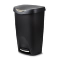 thumbnail image 1 of Umbra Brim 13 Gallon (50L) Trash Can with Lid, 1 of 9