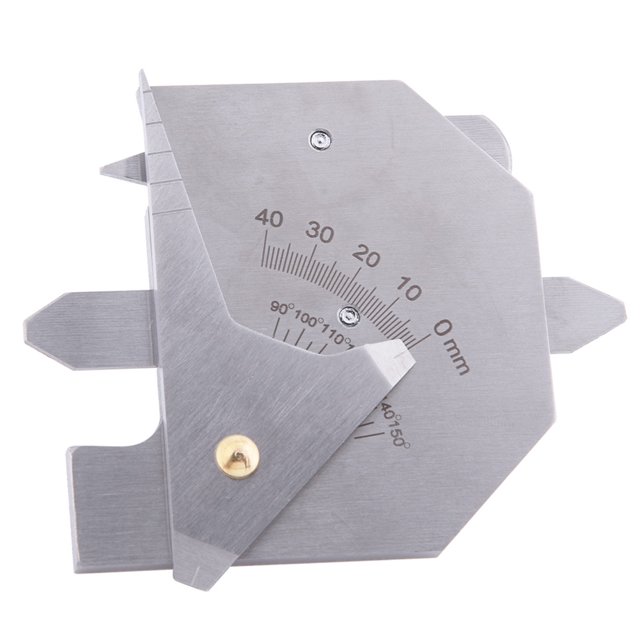 High Accuracy Welding Gauge, Portable Stainless Steel Fillet Welding Inspection Gauge Set, Woodworking Welder For Industry Solderer