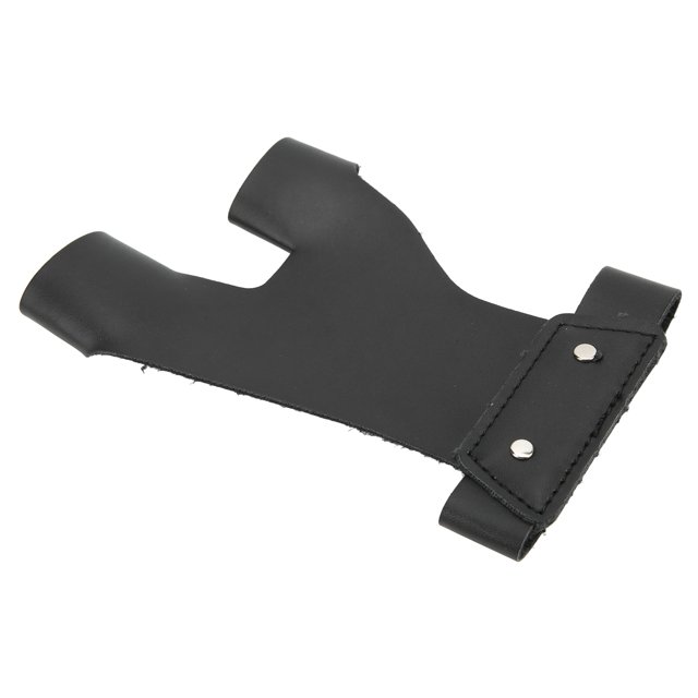 Archery Protective Glove, Bow Glove Hook and Loop Fastener Comfortable Protective 2 Finger Type for Left Hand