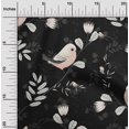 thumbnail image 2 of oneOone Polyester Spandex Black Fabric Rooster Cock Craft Projects Decor Fabric Printed By The Yard 56 Inch Wide, 2 of 4