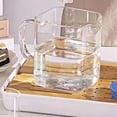 thumbnail image 4 of Borosilicate Glass Water Cup 850ml Heat Resistant with Detachable Filter Screen, Square Pitcher for Tea, Juice, Cold Beverages, Dishwasher Safe, Multiple Colors, 4 of 7
