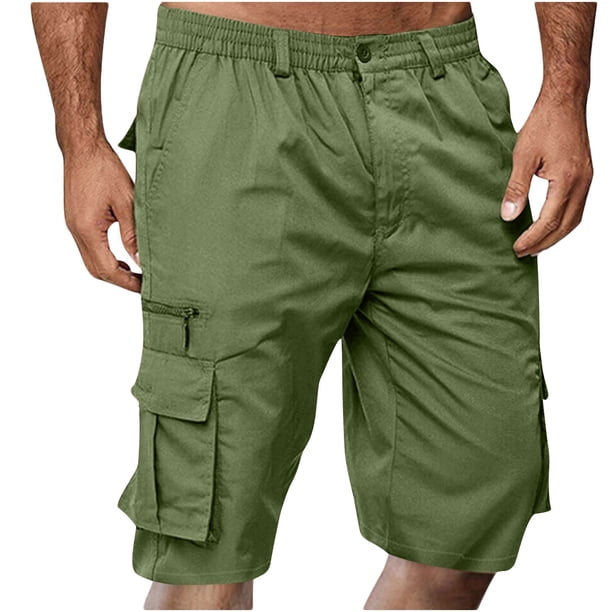 JYnXIANTI Men's Cargo Shorts Lightweight Stretch Hiking Shorts