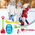 thumbnail image 3 of Snowball Maker Clip Maker Outil de Moule de Sable de Neige en Forme d'Animal Hiver Neige Jouets Kit, 3 of 7